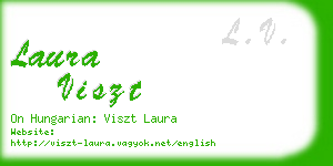 laura viszt business card